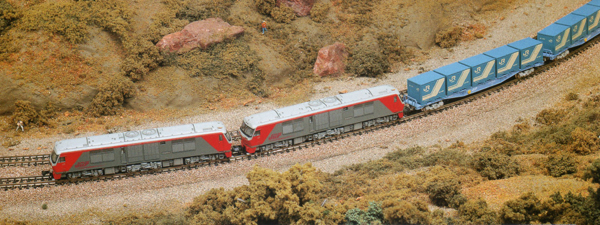 鉄道模型のジオラマ