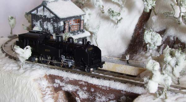 冬の機関車